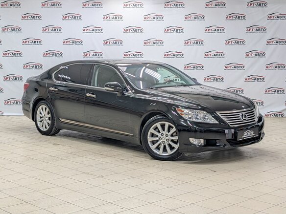 2011 Lexus LS 460 L IV Рестайлинг, чёрный - вид 2
