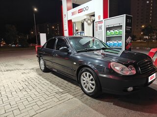 2008 Hyundai Sonata ТагАЗ IV (EF) Рестайлинг, чёрный, 565000 рублей, вид 4