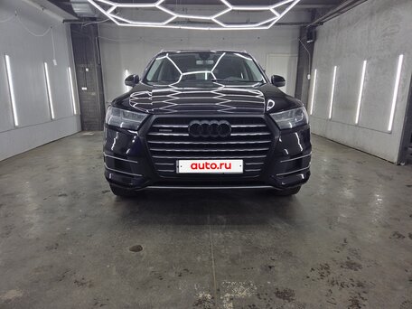 2015 Audi Q7 II (4M), чёрный, 3090000 рублей, вид 3