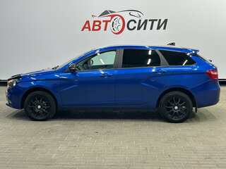 2021 Lada (ВАЗ) Vesta SW I, синий, 1135000 рублей, вид 5