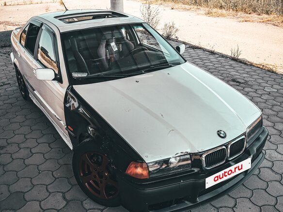 1993 BMW 3 серии 325i III (E36), белый, 810000 рублей - вид 2