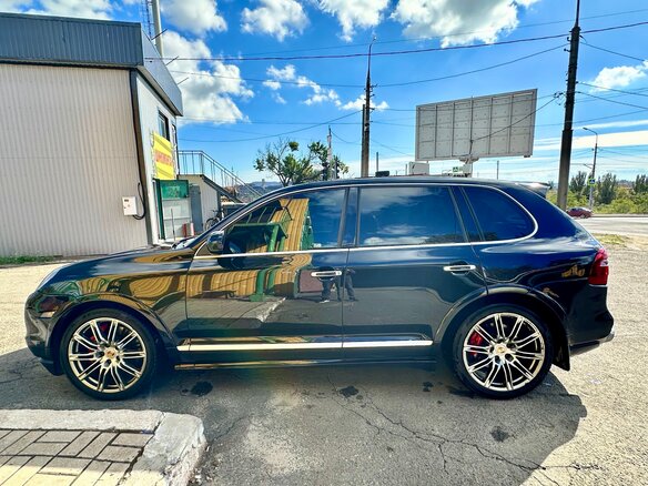 2008 Porsche Cayenne Turbo S I Рестайлинг (957), чёрный, 1950000 рублей - вид 10