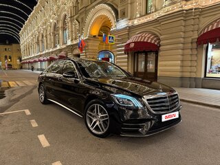 2016 Mercedes-Benz S-Класс 350 CDI BlueTEC Long 9G-TRONIC VI (W222, C217), чёрный, 4500000 рублей, вид 1