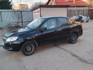 2015 Lada (ВАЗ) Granta I, чёрный, 320000 рублей, вид 4
