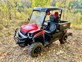 2008 Aeon SXS Cube 350 4WD, красный, 550000 рублей