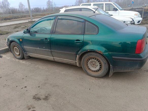 1997 Volkswagen Passat B5, зелёный, 140000 рублей - вид 7