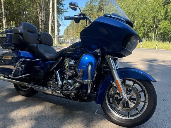 2016 Harley-Davidson Road Glide Limited, синий, 1600000 рублей - вид 1