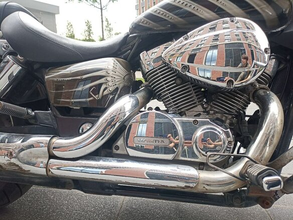 2005 Honda Shadow 750, серый, 385000 рублей - вид 8