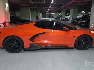 2021 Chevrolet Corvette Stingray C8, оранжевый, 14600000 рублей, вид 4