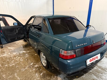 1997 Lada (ВАЗ) 2110, зелёный, 105000 рублей, вид 4