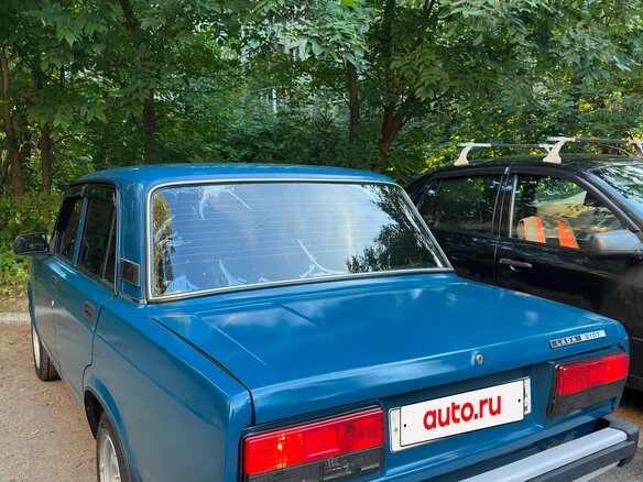 2009 Lada (ВАЗ) 2107, синий, 190000 рублей - вид 4