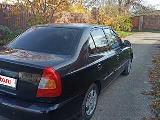 2011 Hyundai Accent ТагАЗ II, чёрный, 610000 рублей, вид 3