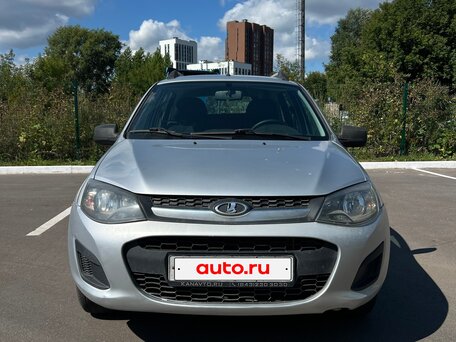 2014 Lada (ВАЗ) Kalina II, серебристый, 360000 рублей, вид 2
