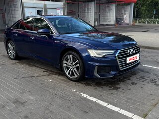 2021 Audi A6 45 TFSI V (C8), синий, 3900000 рублей, вид 3