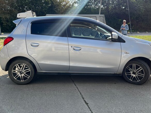 2012 Mitsubishi Mirage VI, серебристый - вид 7