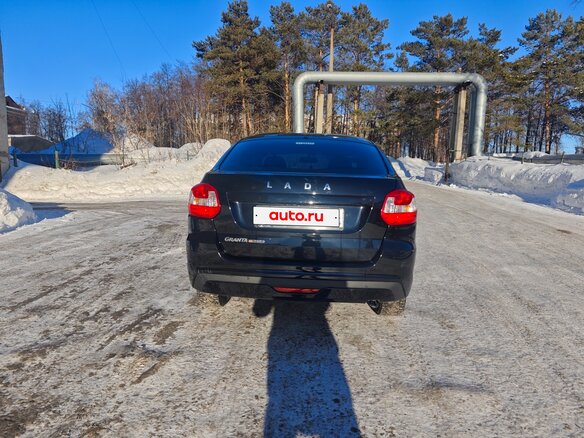 2023 Lada (ВАЗ) Granta I Рестайлинг, чёрный, 890000 рублей - вид 6