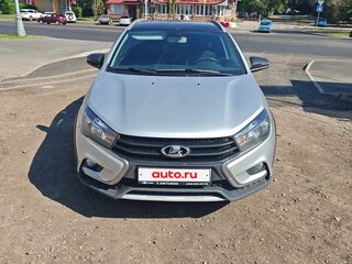 2021 Lada (ВАЗ) Vesta SW Cross I, серебристый, 1300000 рублей, вид 2
