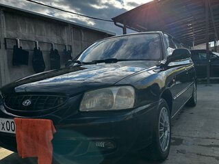 2006 Hyundai Accent ТагАЗ II, чёрный, 460000 рублей, вид 2