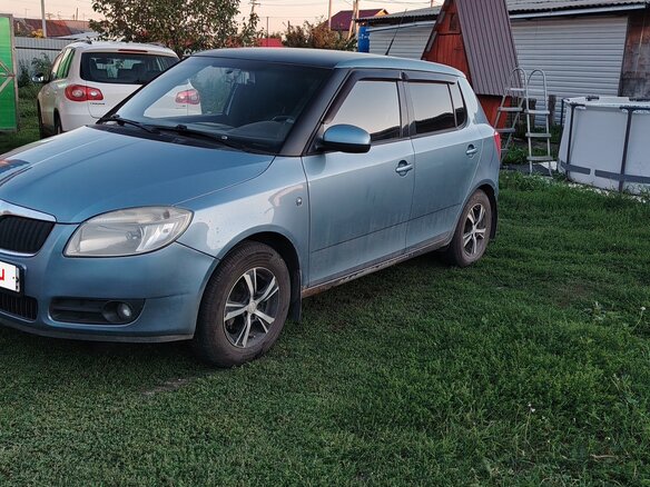 2007 Skoda Fabia II, голубой, 365000 рублей