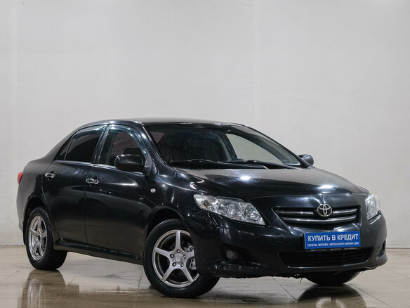 2007 Toyota Corolla AMT X (E140, E150), чёрный, 769000 рублей