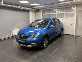 2019 Renault Logan Stepway II Рестайлинг, голубой, 1290000 рублей, вид 1