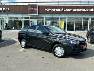 2017 Lada (ВАЗ) Vesta I, чёрный, 530000 рублей, вид 3