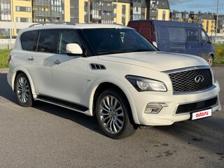2014 Infiniti QX80 I Рестайлинг, белый, 1500000 рублей, вид 2