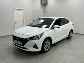 2020 Hyundai Solaris II Рестайлинг, белый, 1460000 рублей, вид 1