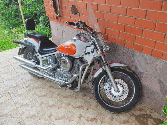 2001 Yamaha XVS1100, белый, 600000 рублей - вид 15