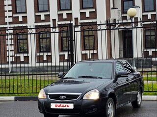2011 Lada (ВАЗ) Priora I, чёрный, 320000 рублей, вид 1