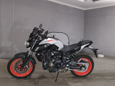 2019 Yamaha MT-07 (FZ-07), белый, 560000 рублей, вид 1