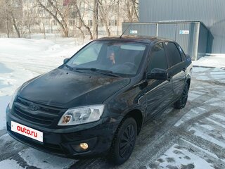 2014 Lada (ВАЗ) Granta I, чёрный, 600000 рублей, вид 1