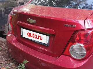 2012 Chevrolet Aveo II, красный, 650000 рублей, вид 4