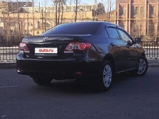 2012 Toyota Corolla X (E140, E150) Рестайлинг, чёрный, 1100000 рублей, вид 3