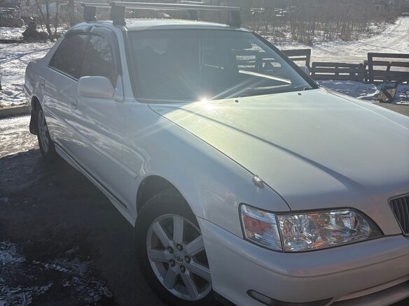 1996 Toyota Cresta V (X100), белый, 900000 рублей - вид 1