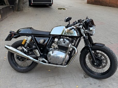 2025 Royal Enfield Continental GT, серебристый, 550000 рублей, вид 3
