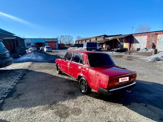 2004 Lada (ВАЗ) 2107, красный, 105000 рублей, вид 2