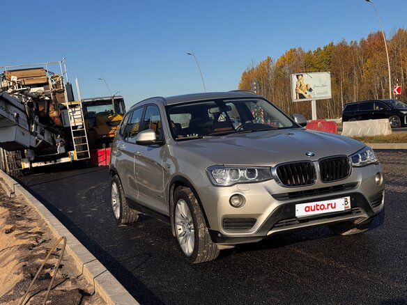 2016 BMW X3 30d xDrive II (F25) Рестайлинг, серебристый, 2700000 рублей - вид 1