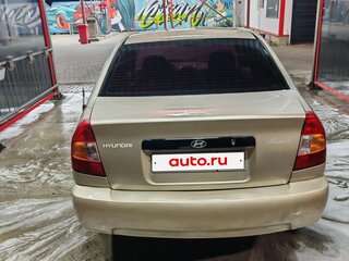 2004 Hyundai Accent ТагАЗ II, бежевый, 295000 рублей, вид 2