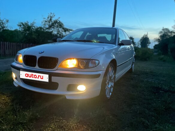 2002 BMW 3 серии 320i IV (E46) Рестайлинг, белый, 750000 рублей - вид 16