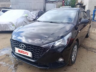 2022 Hyundai Solaris II Рестайлинг, чёрный, 1161000 рублей, вид 2