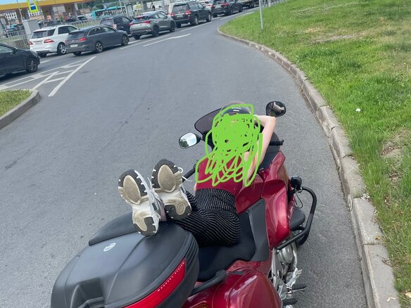 2002 Honda NT650V Deauville, красный - вид 6