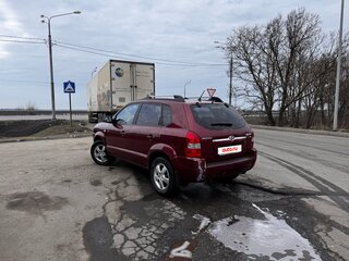 2005 Hyundai Tucson I, красный, 731000 рублей, вид 4