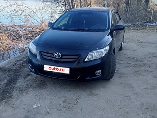 2008 Toyota Corolla AMT X (E140, E150), чёрный, 580000 рублей, вид 1