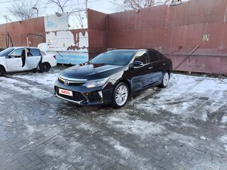 2015 Toyota Camry VII (XV50) Рестайлинг, чёрный, 1850000 рублей, вид 1
