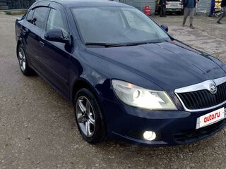 2012 Skoda Octavia II (A5) Рестайлинг, синий, 600000 рублей, вид 2