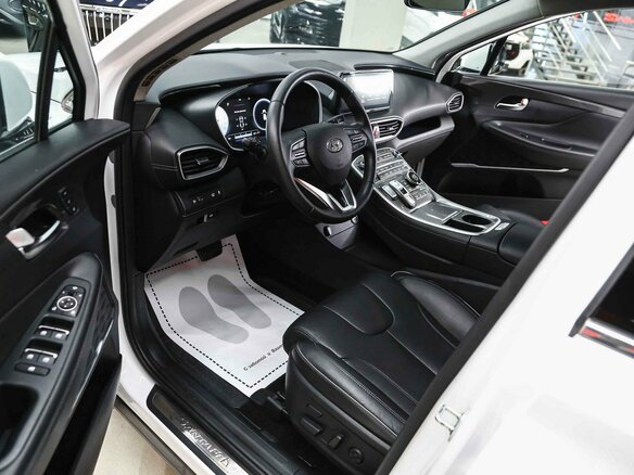 2022 Hyundai Santa Fe IV Рестайлинг, белый, 3190000 рублей - вид 8