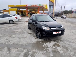 2014 Lada (ВАЗ) Kalina II, чёрный, 350000 рублей, вид 2
