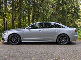 2016 Audi A6 IV (C7) Рестайлинг, серый, 2380000 рублей, вид 4
