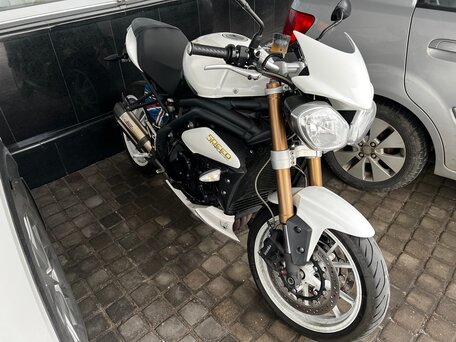2014 Triumph Speed Triple, белый, 500000 рублей, вид 2